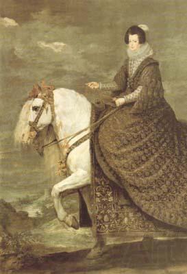 Diego Velazquez Queen Isabel on Horseback (detail) (df01)